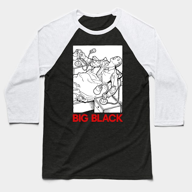 Big Black ∆ Original Fan Artwork Baseball T-Shirt by unknown_pleasures